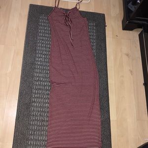 Long form fitting dress